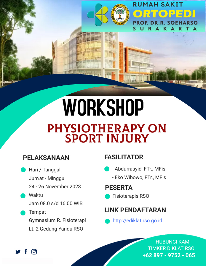 Workshop Physiotherapy On Sport Injury