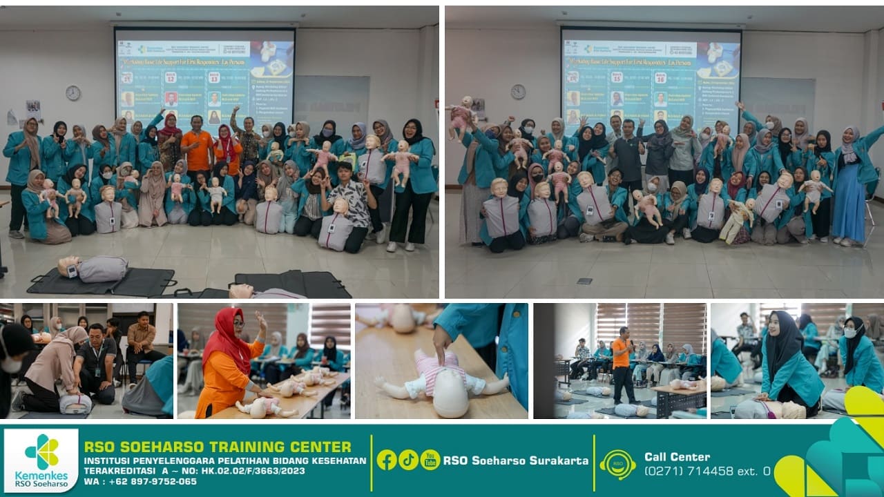 Antusiasme Workshop BLS For First Responders Lay Persons Batch 11 – 16 di RSO Soeharso