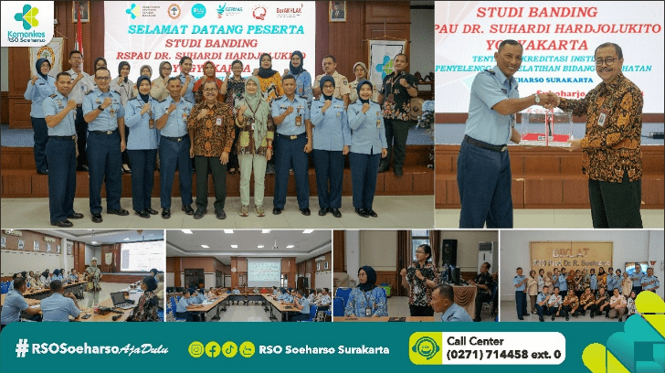 Studi Banding Institusi Penyelenggara Pelatihan dari RSPAU dr. Suhardi Hardjolukito Yogyakarta