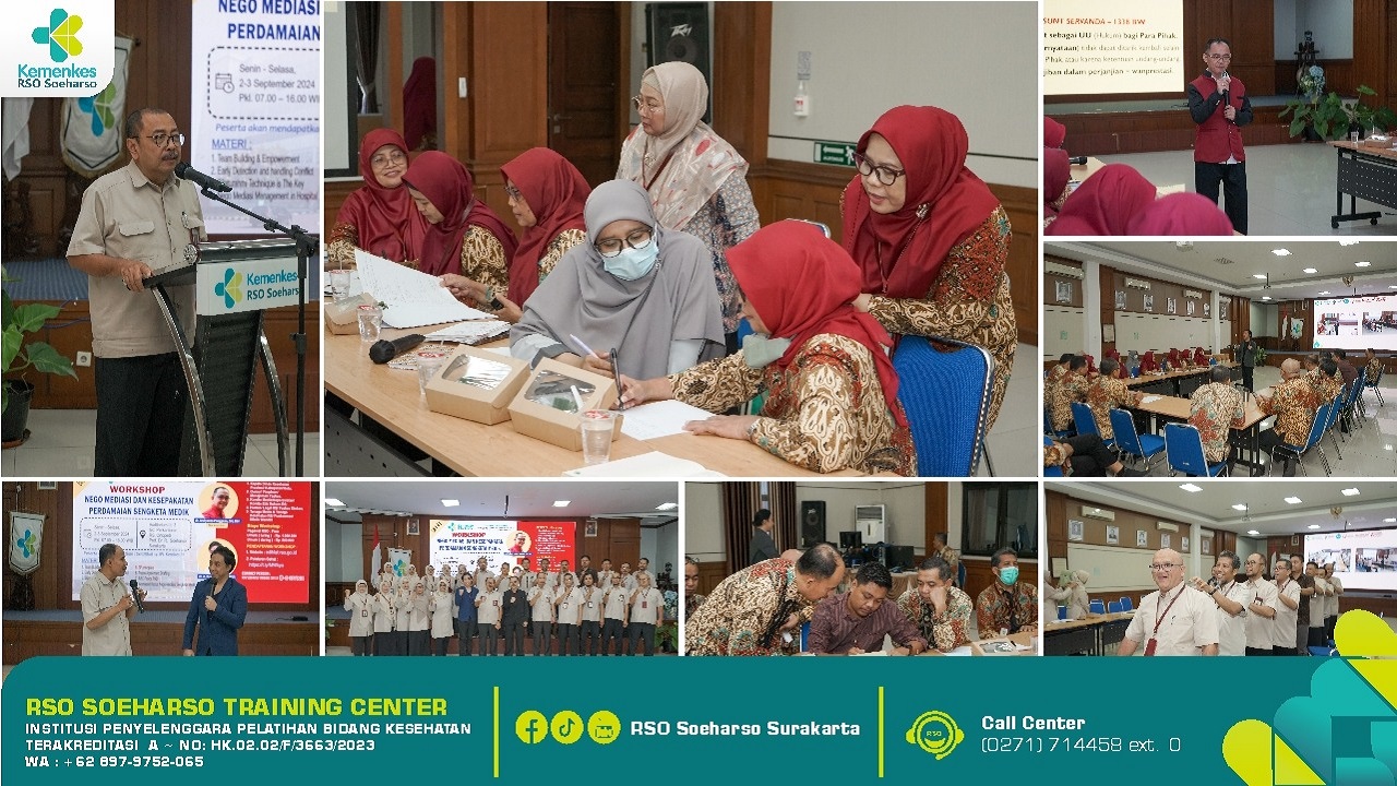 Workshop Nego Mediasi dan Kesepakatan Perdamaian Sengketa Medik