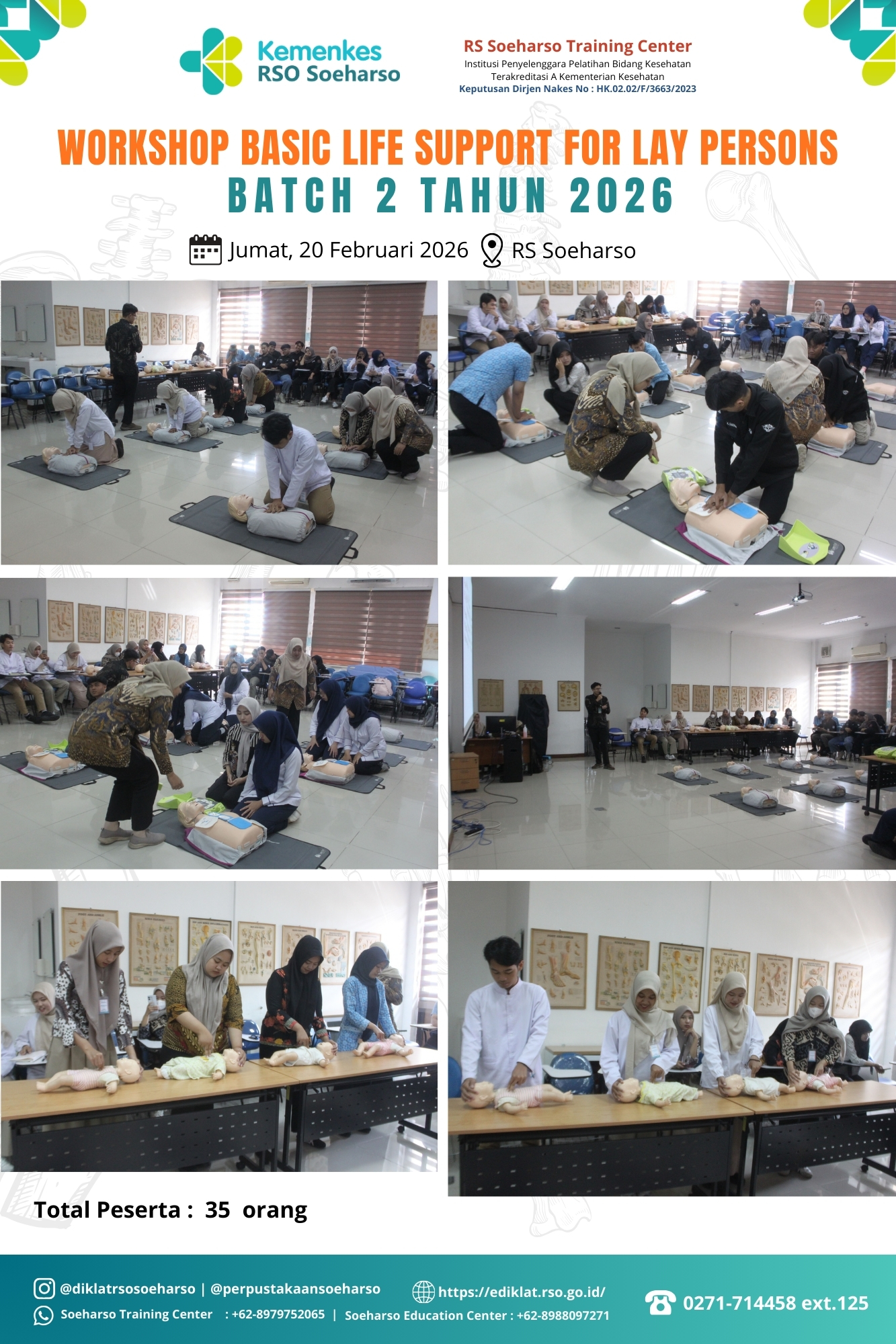 Workshop Basic Life Support For Lay Persons Batch 2 Tahun 2026