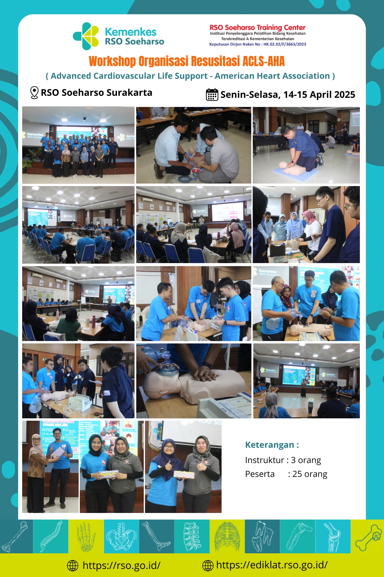 Workshop Organisasi Resusitasi ACLS-AHA (batch 2)