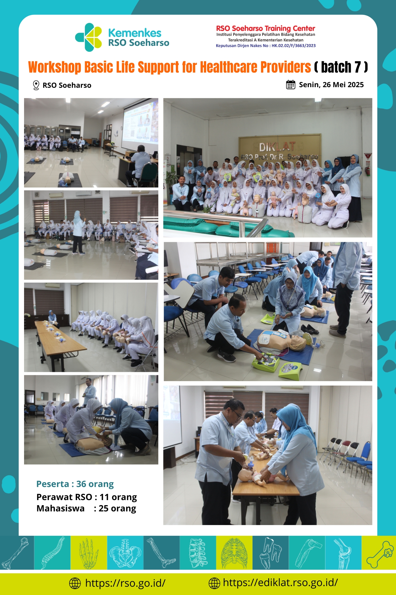 Workshop Basic Life Support For Healthcare Providers Batch 7 Tahun 2025