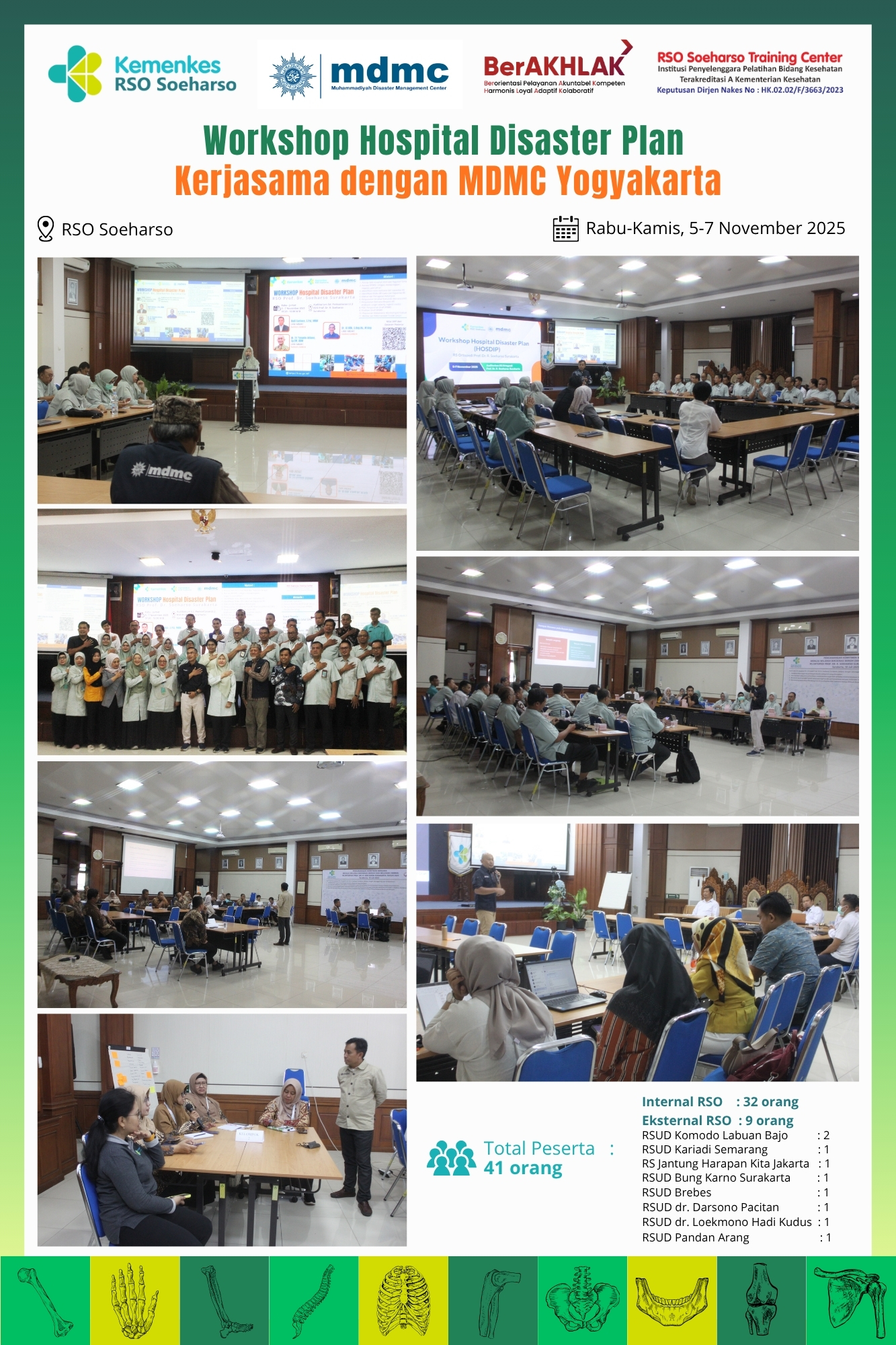 Workshop Hospital Disaster Plan Kerjasama Dengan MDMC Yogya