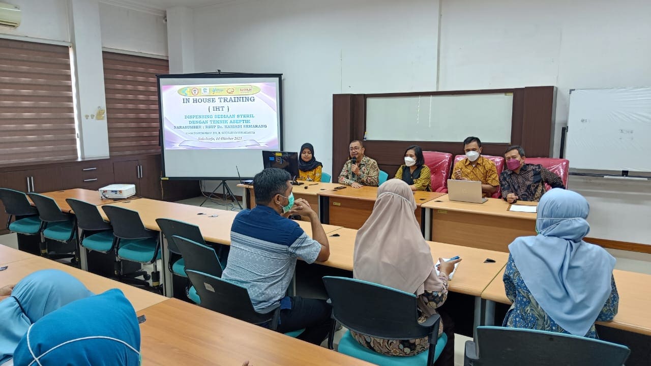 IHT Dispensing  Sediaan Steril dengan Teknik Aseptik