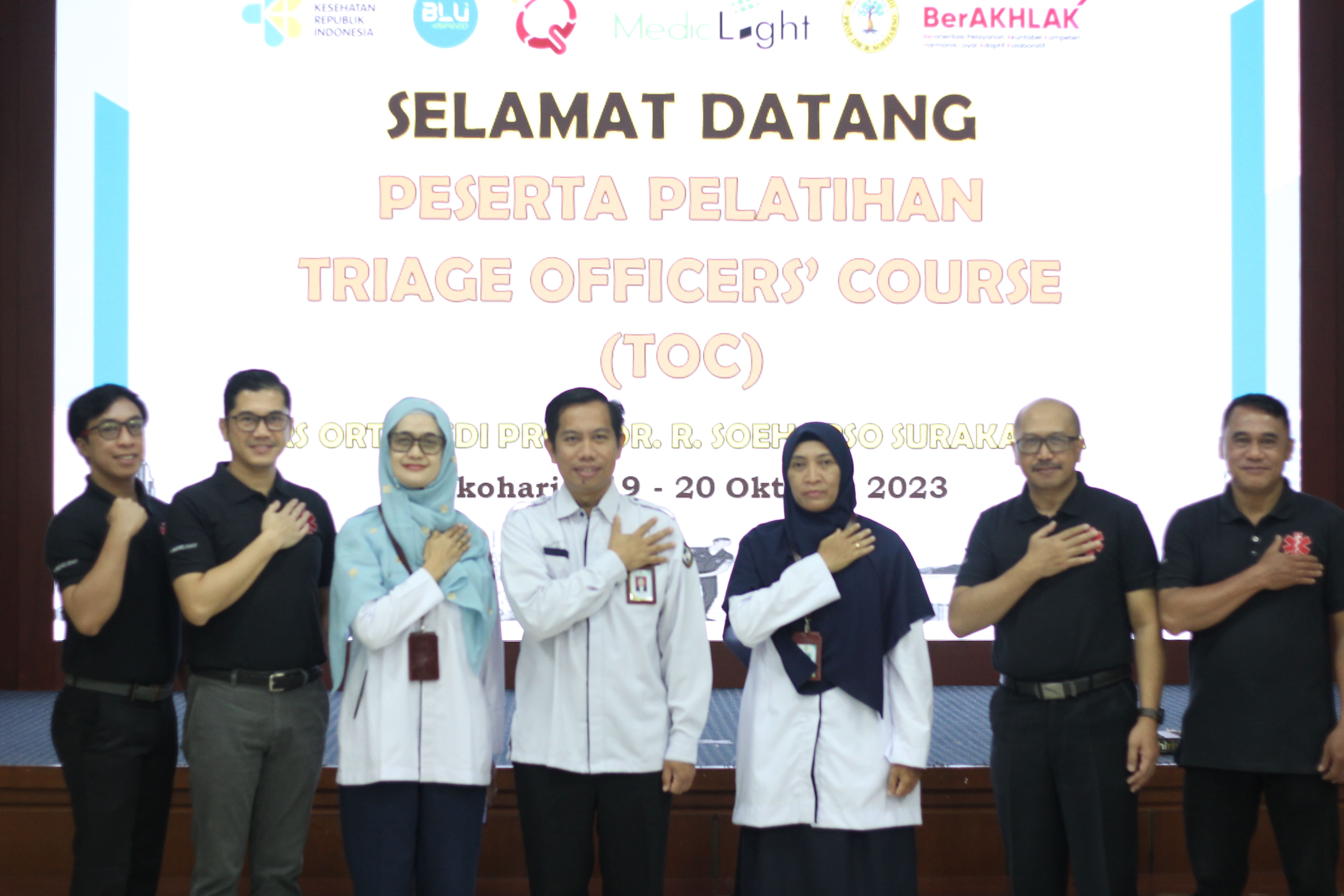 Pelatihan Triage Officer Course