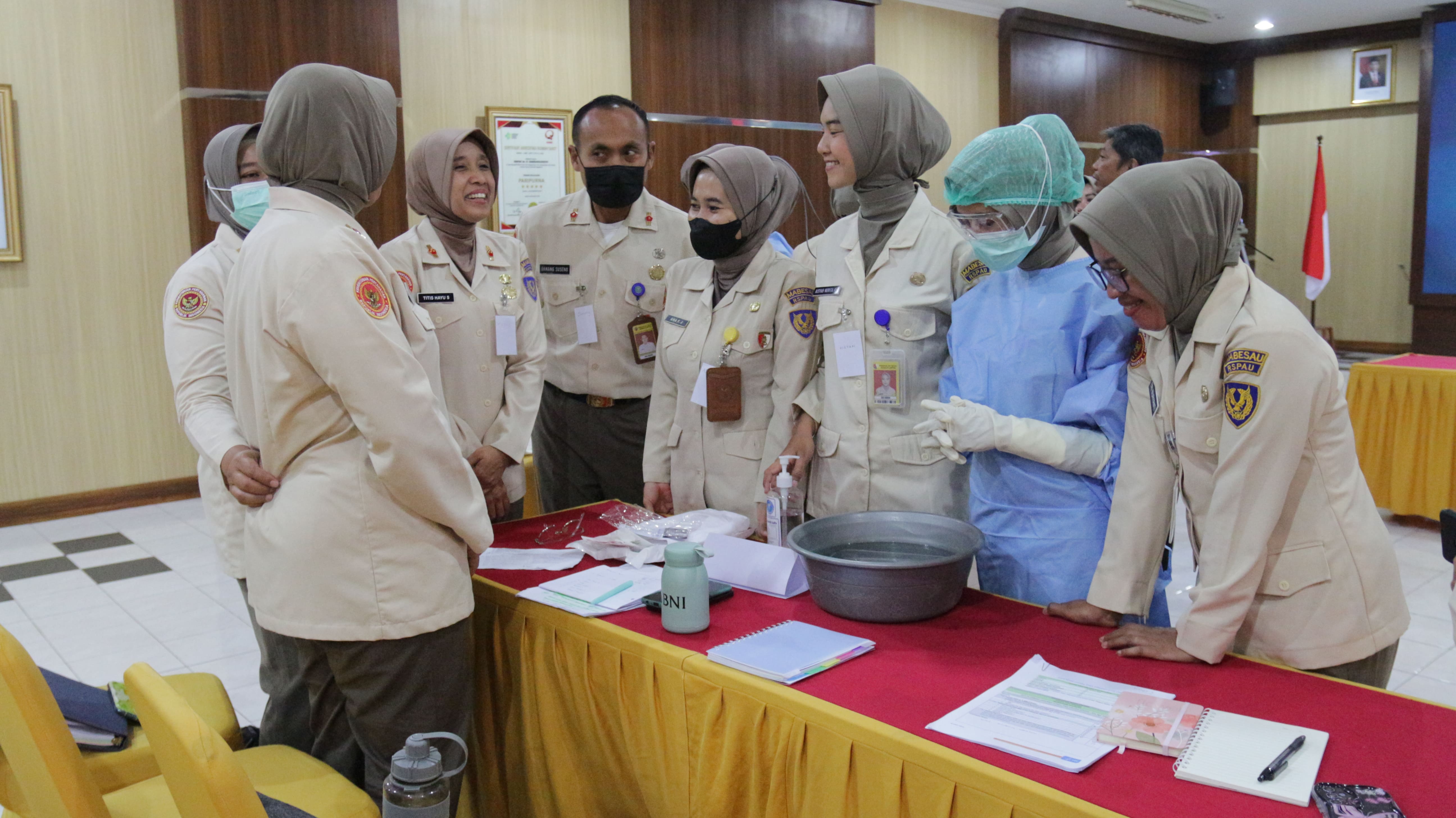 Kerjasama Penyelenggaraan Pelatihan PPI Dasar RSO Soeharso Training Center dengan RSPAU dr. Suhardi 