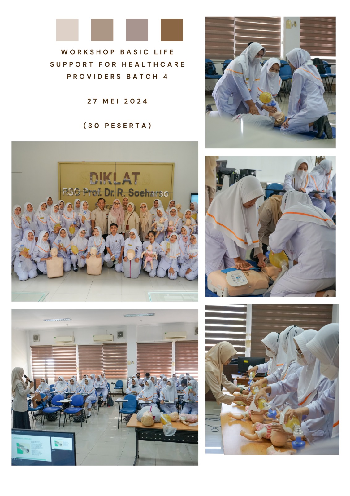 Workshop Basic Life Support For Healthcare Providers (Batch 1 - Batch 4)