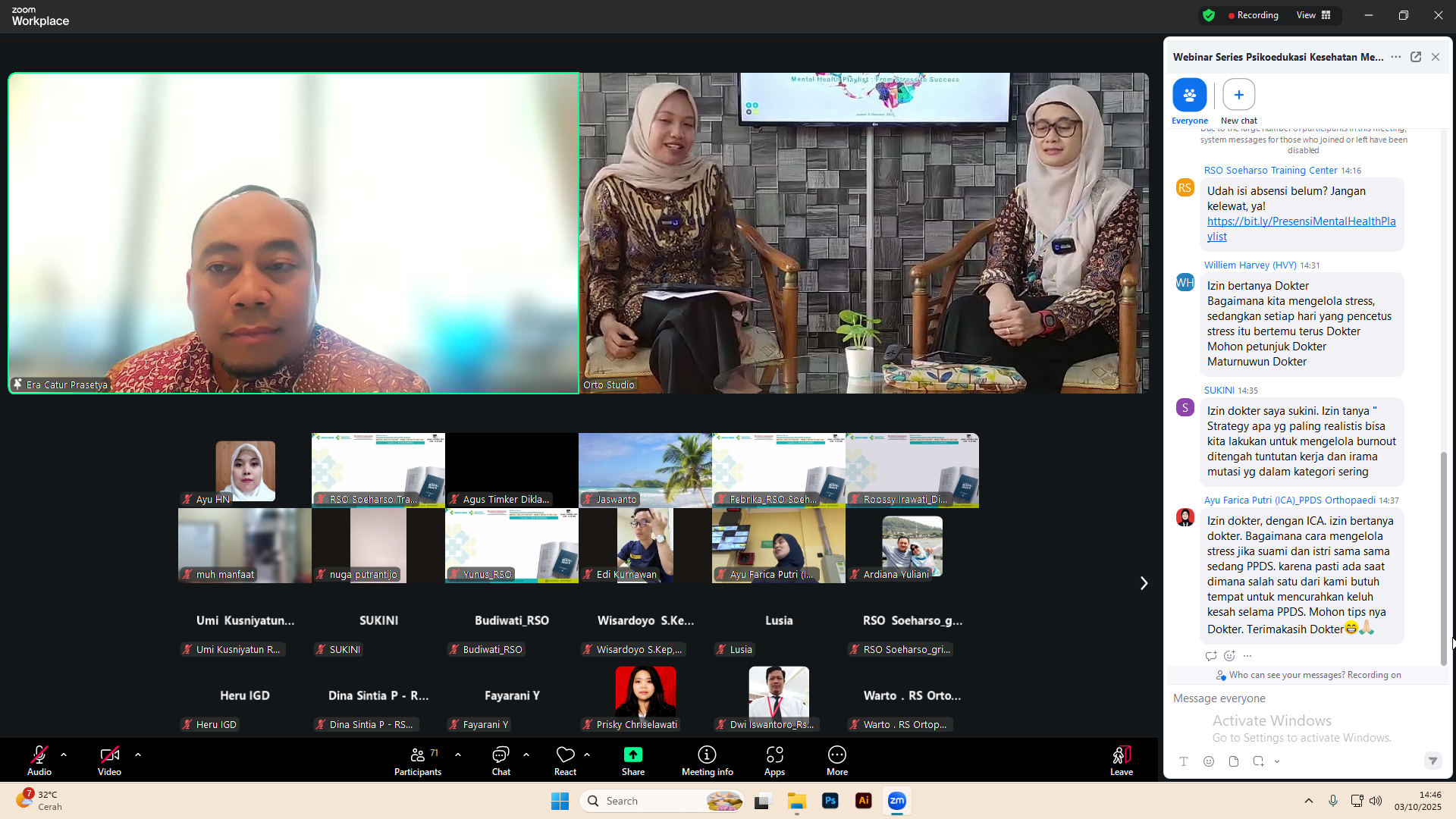 Webinar Series Psikoedukasi Kesehatan Mental PPDS Nasional; Episode 1 : New Beginnings
