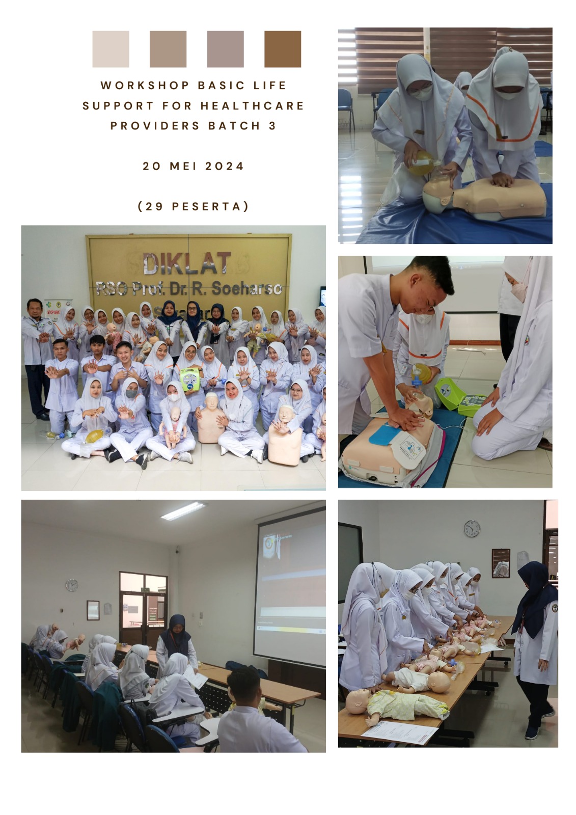 Workshop Basic Life Support For Healthcare Providers (Batch 1 - Batch 4)