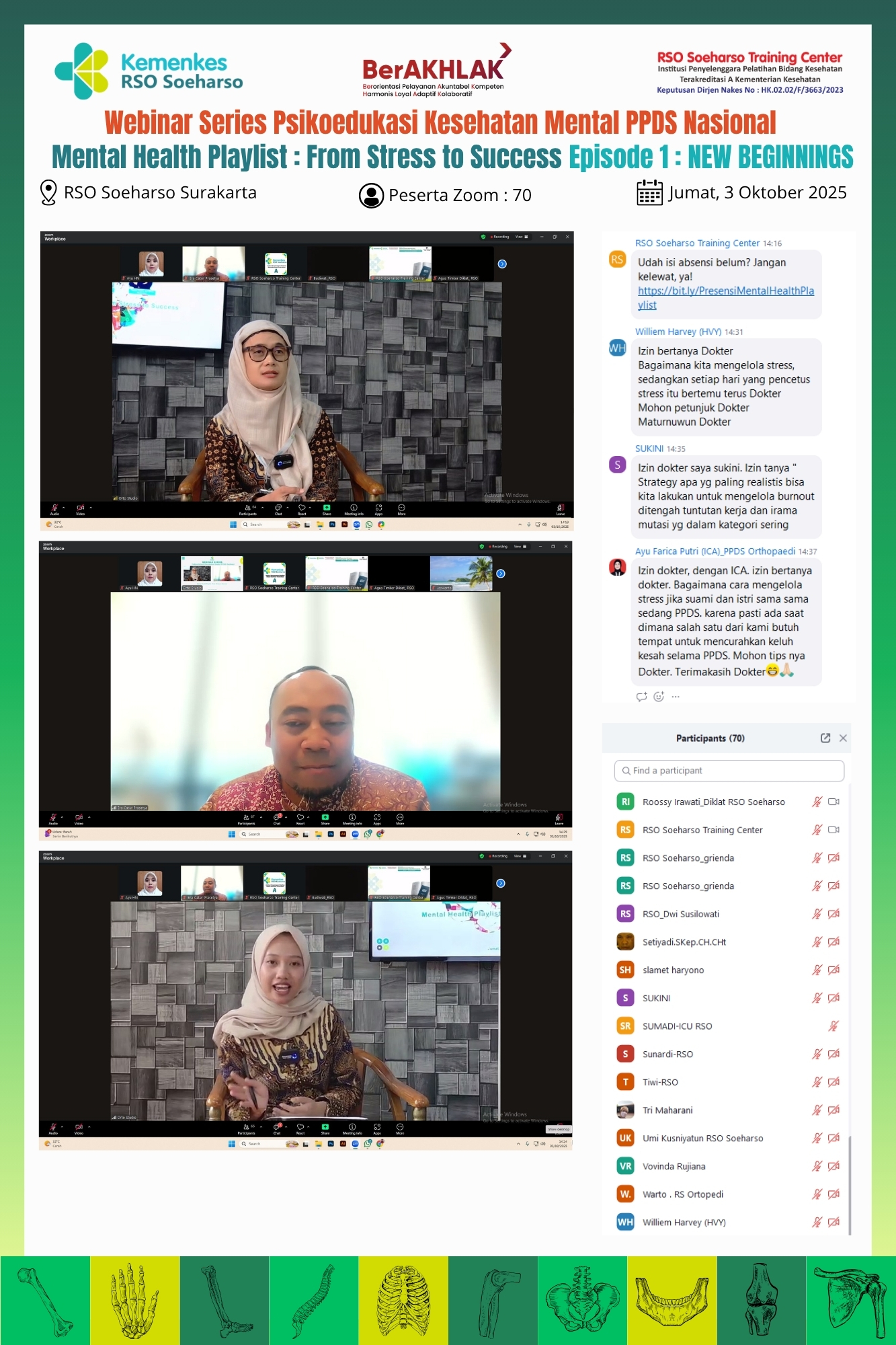 Webinar Series Psikoedukasi Kesehatan Mental PPDS Nasional; Episode 1 : New Beginnings