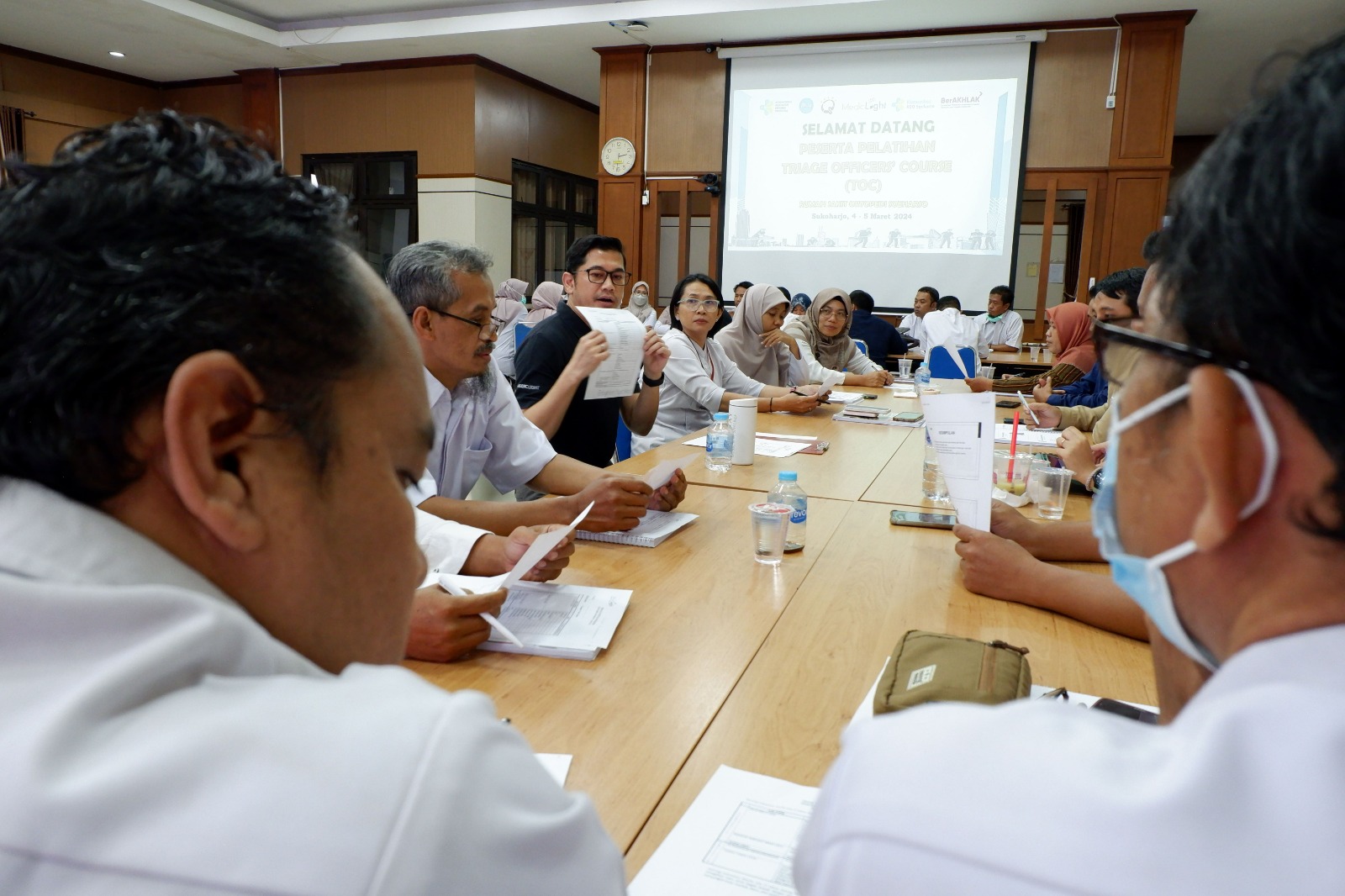  Pelatihan Triage Officer Course (TOC) 