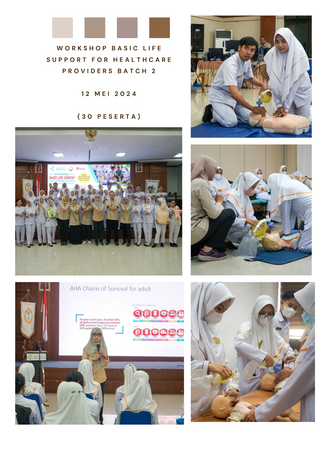 Workshop Basic Life Support For Healthcare Providers (Batch 1 - Batch 4)