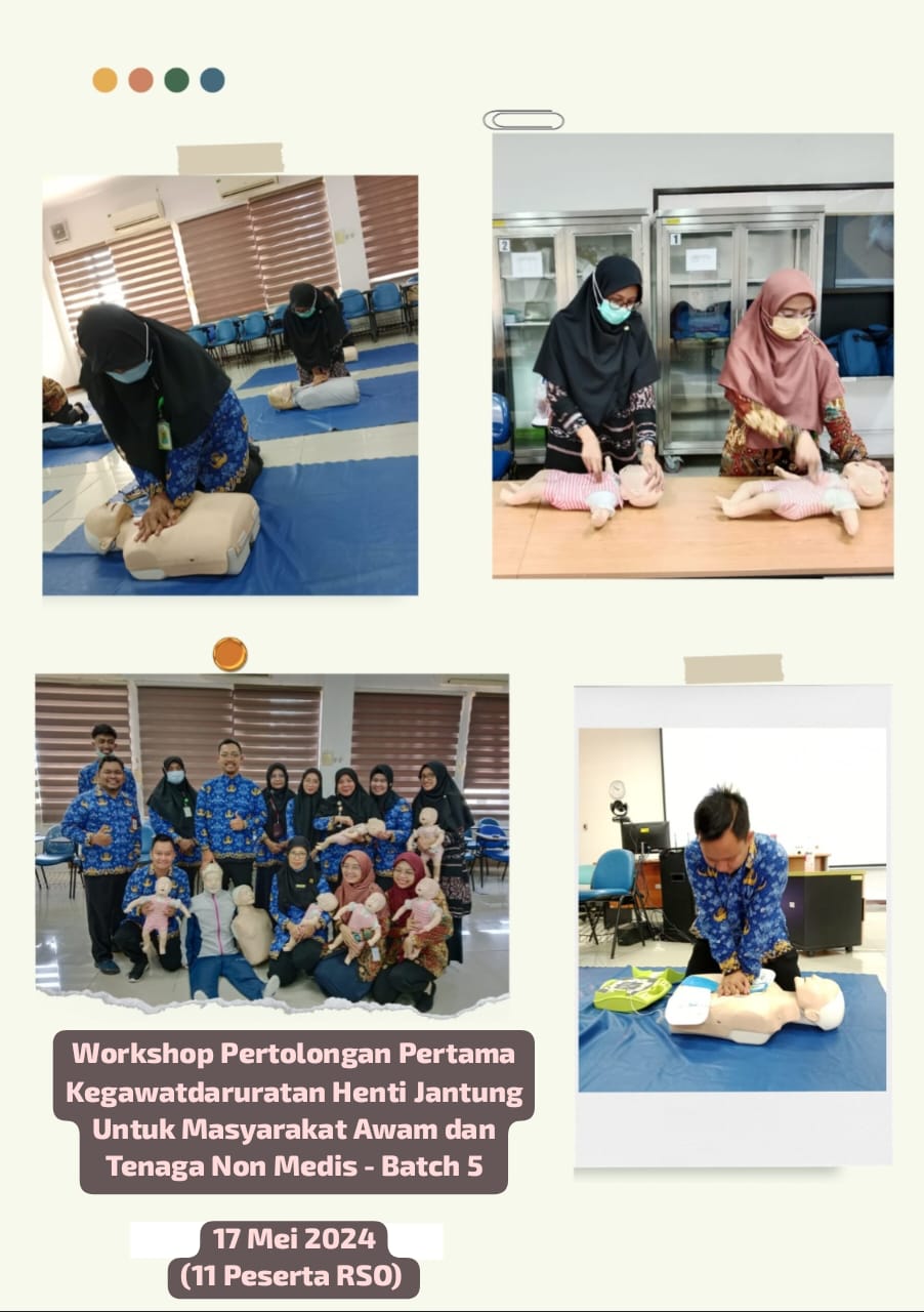 Workshop Pertolongan Pertama Kegawatdaruratan Henti Jantung untuk Masyarakat Awam & Tenaga Non Medis