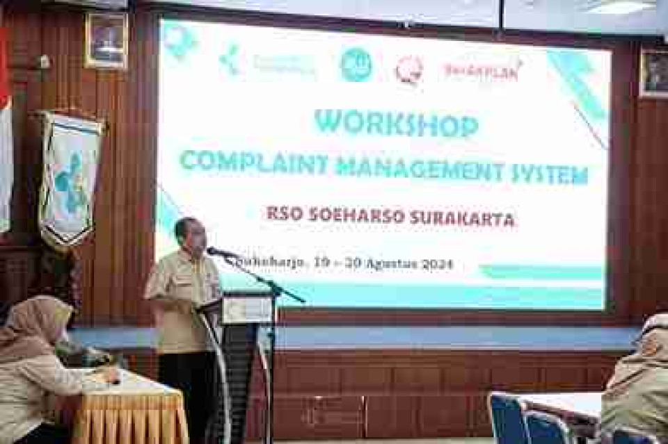 Workshop Complaint Management System (Sistem Manajemen Layanan Keluhan Pasien dan Keluarga)