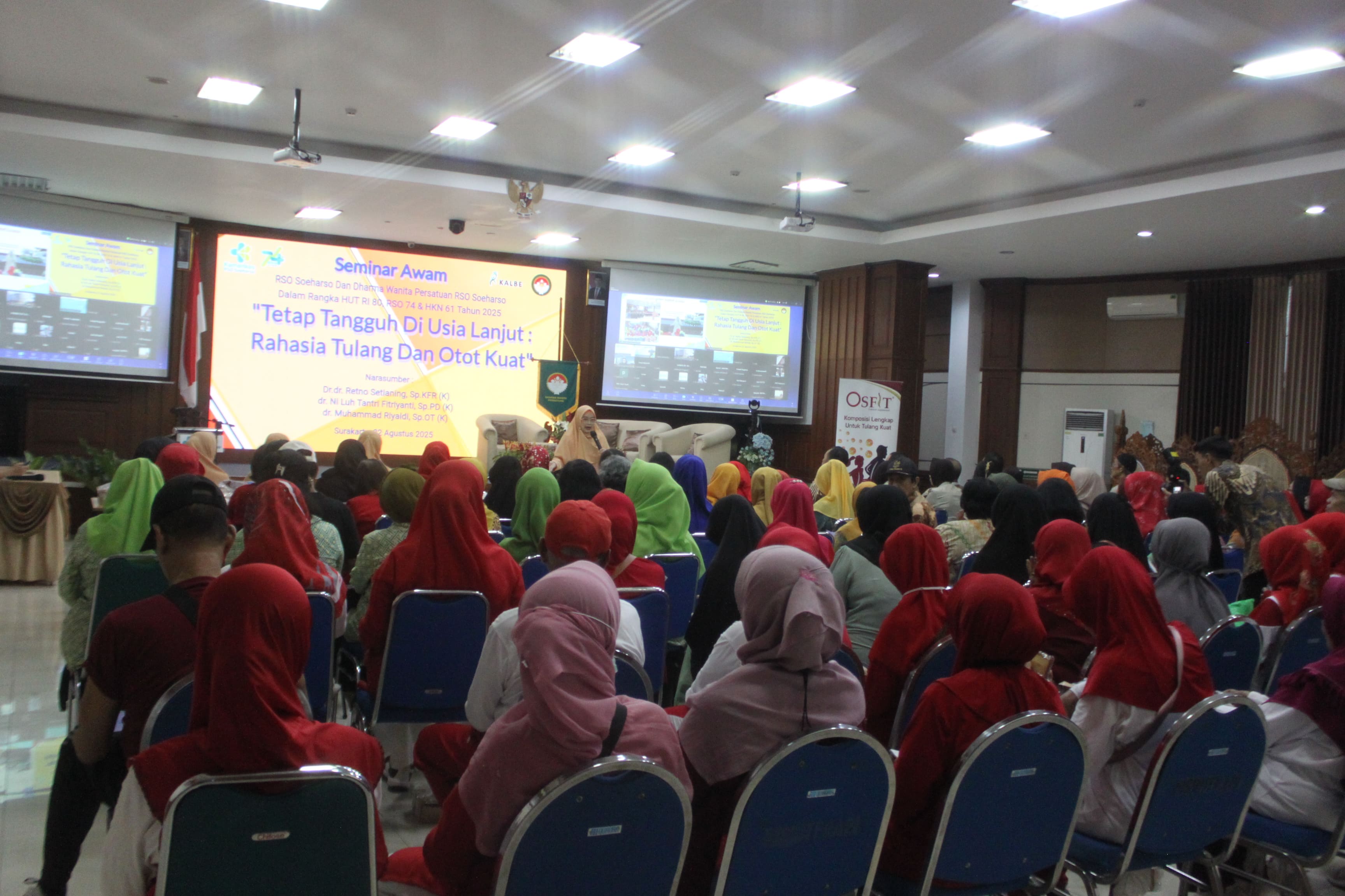 Seminar Awam Geriatri : Tetap Tangguh Di Usia Senja, Rahasia Tulang Dan Otot Kuat