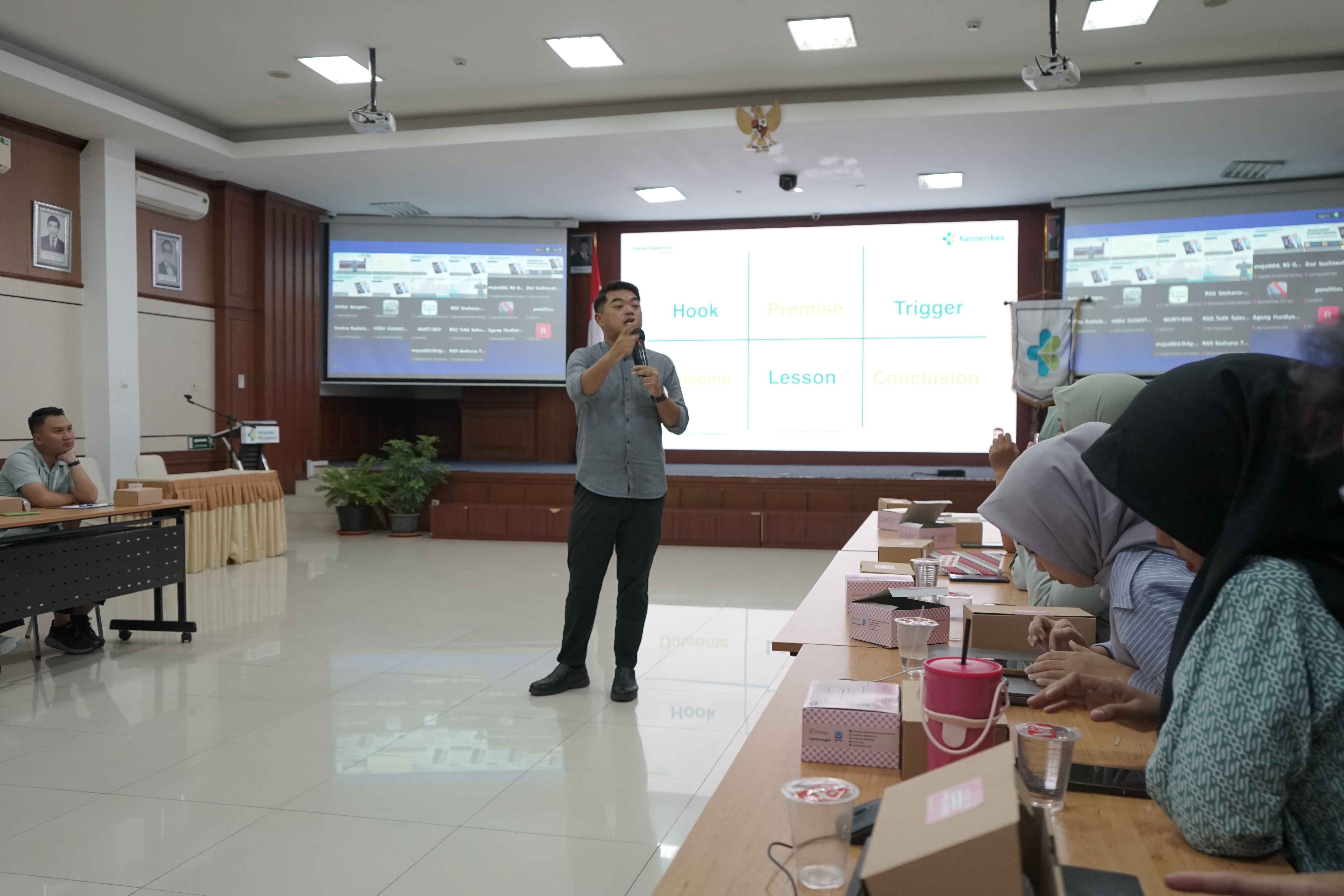 Workshop Konten Digital Bidang Marketing Kesehatan