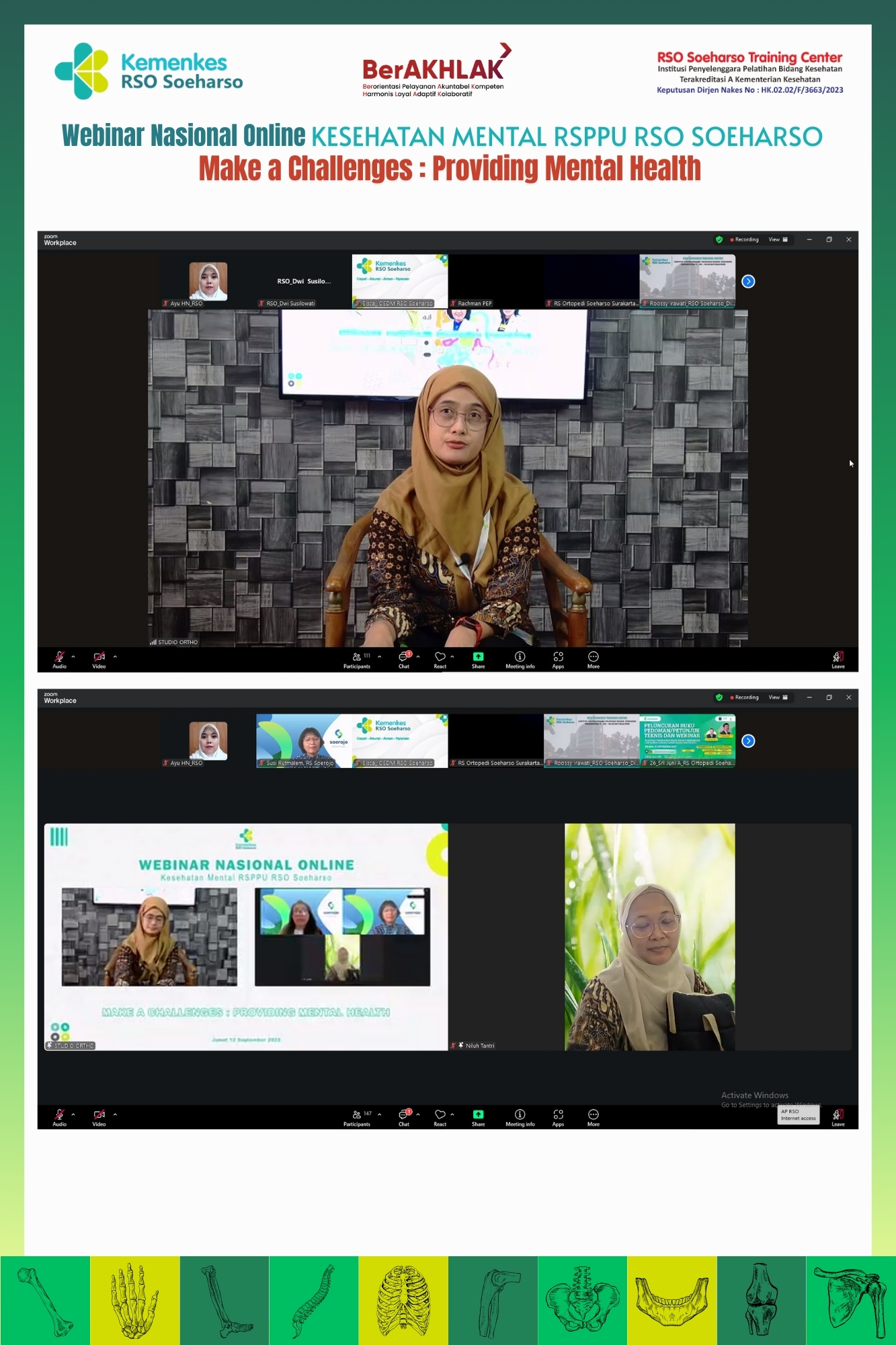 Webinar Nasional Online : Kesehatan Mental RSPPU RSO Soeharso 2025