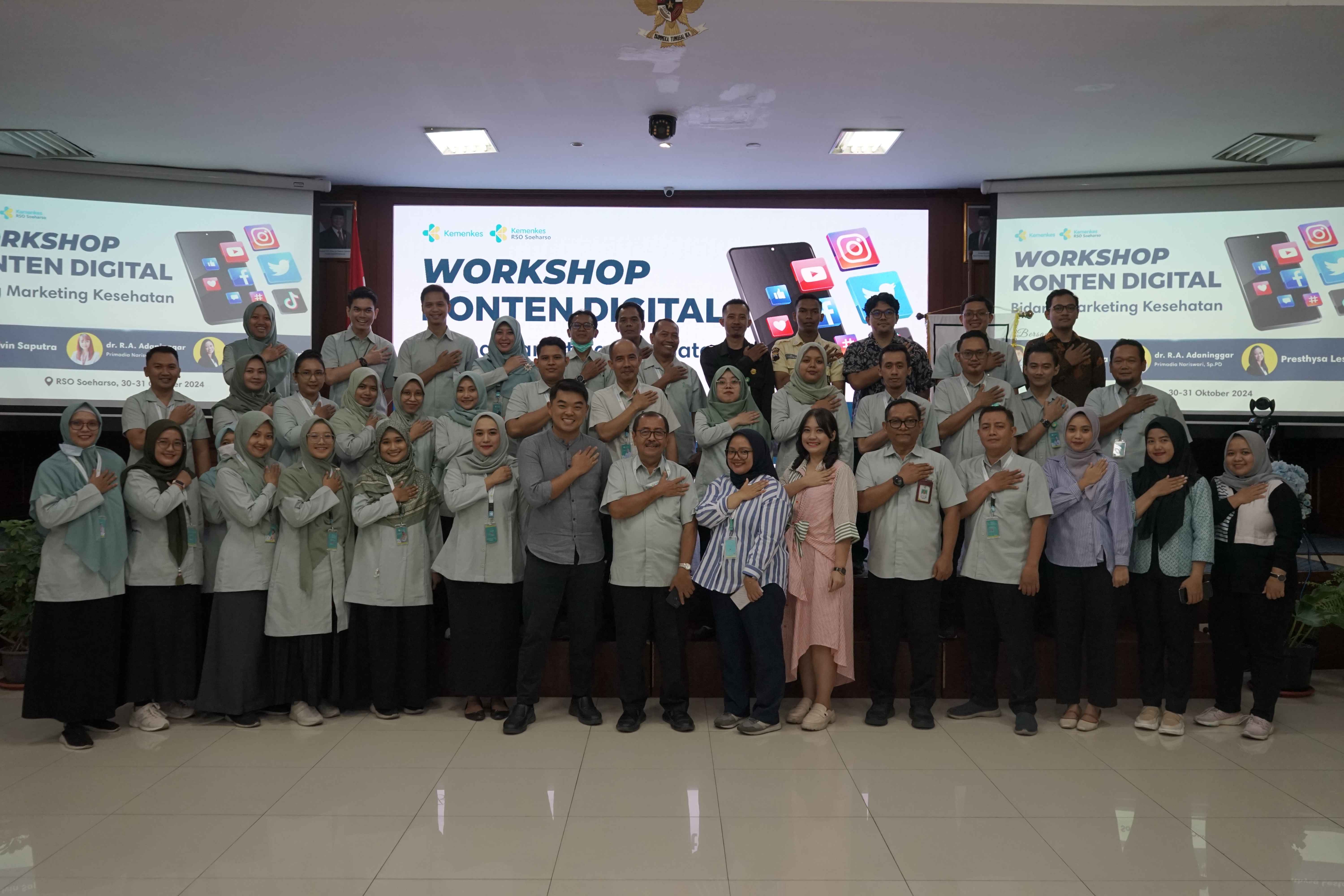 Workshop Konten Digital Bidang Marketing Kesehatan