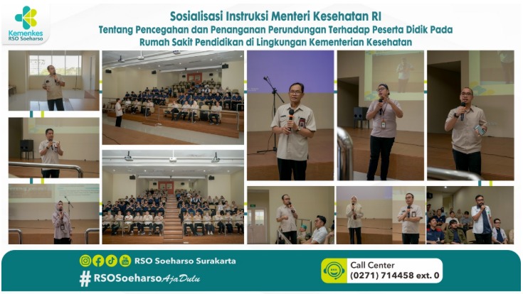 Sosialisasi Instruksi Menteri Kesehatan RI Tentang Pencegahan dan Penanganan Perundungan 