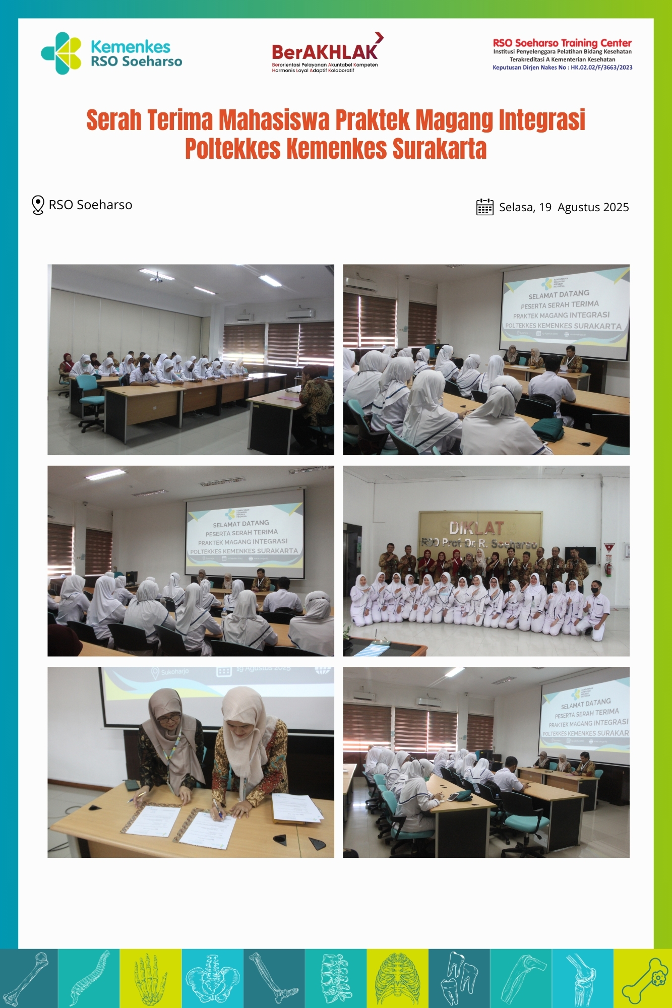 Serah Terima Mahasiswa Praktek Magang Integrasi Poltekkes Kemenkes Surakarta