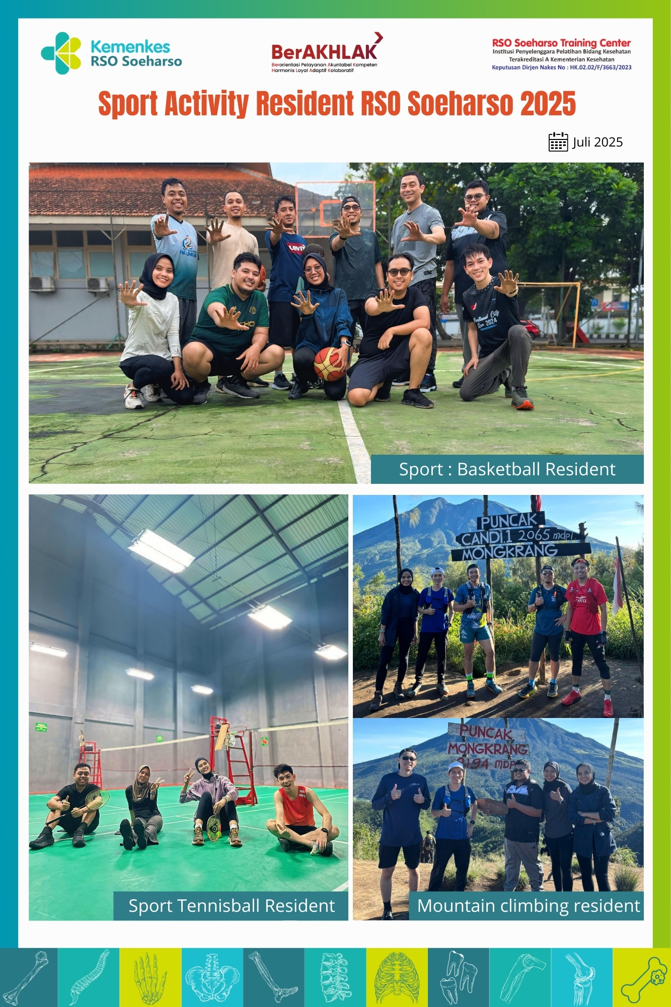 Sport Activity Resident RSO Soeharso 2025