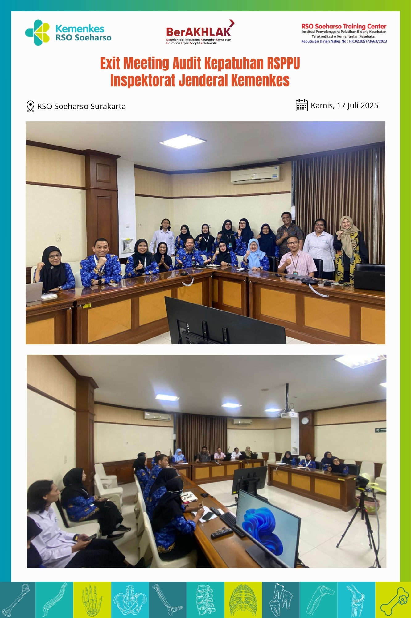 Exit Meeting Kepatuhan RSPPU Inspektorat Jenderal kemenkes