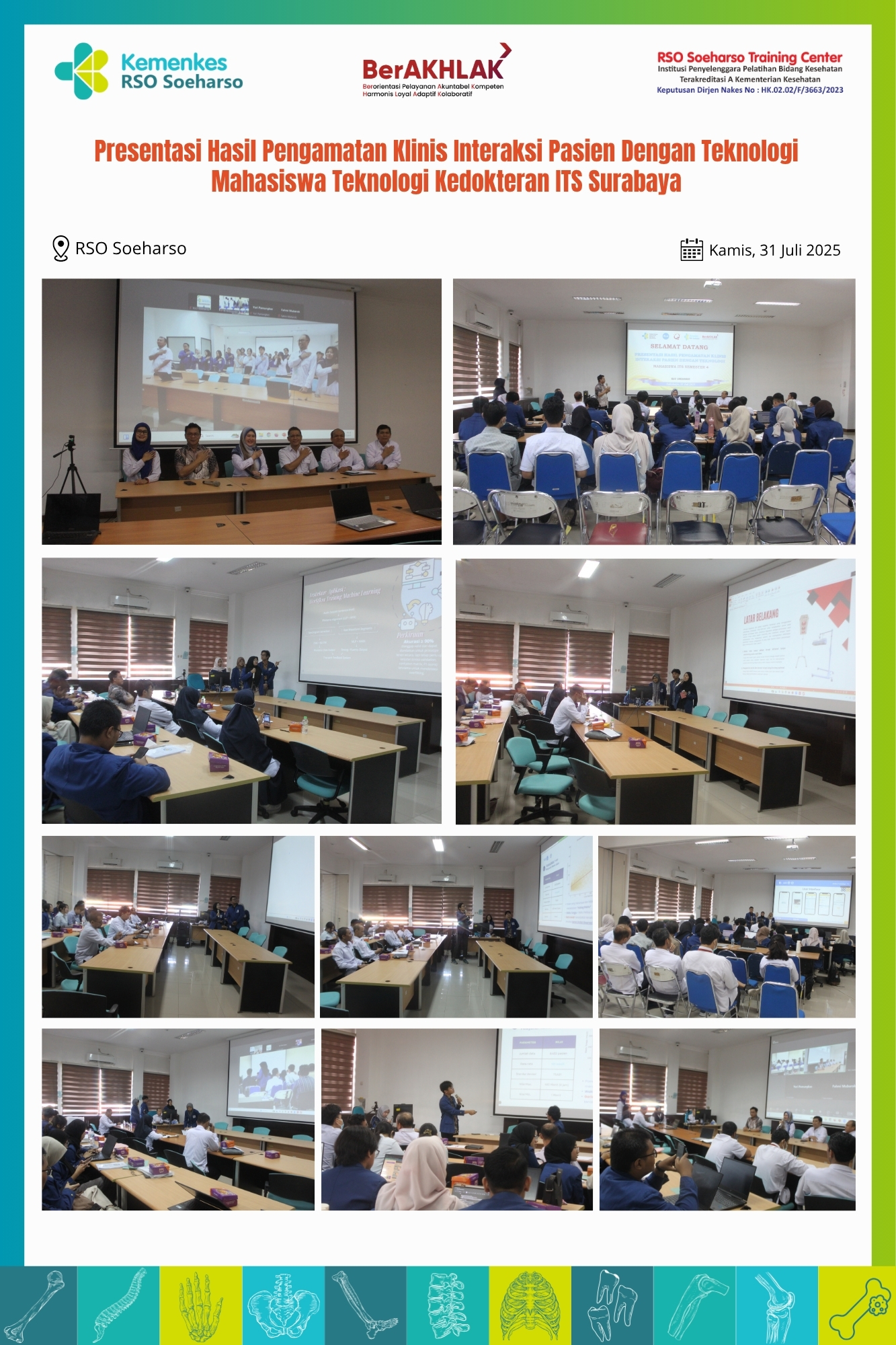 Presentasi Hasil Pengamatan Klinis Interaksi Pasien Dengan Teknologi Mahasiswa Teknologi Kedokteran 