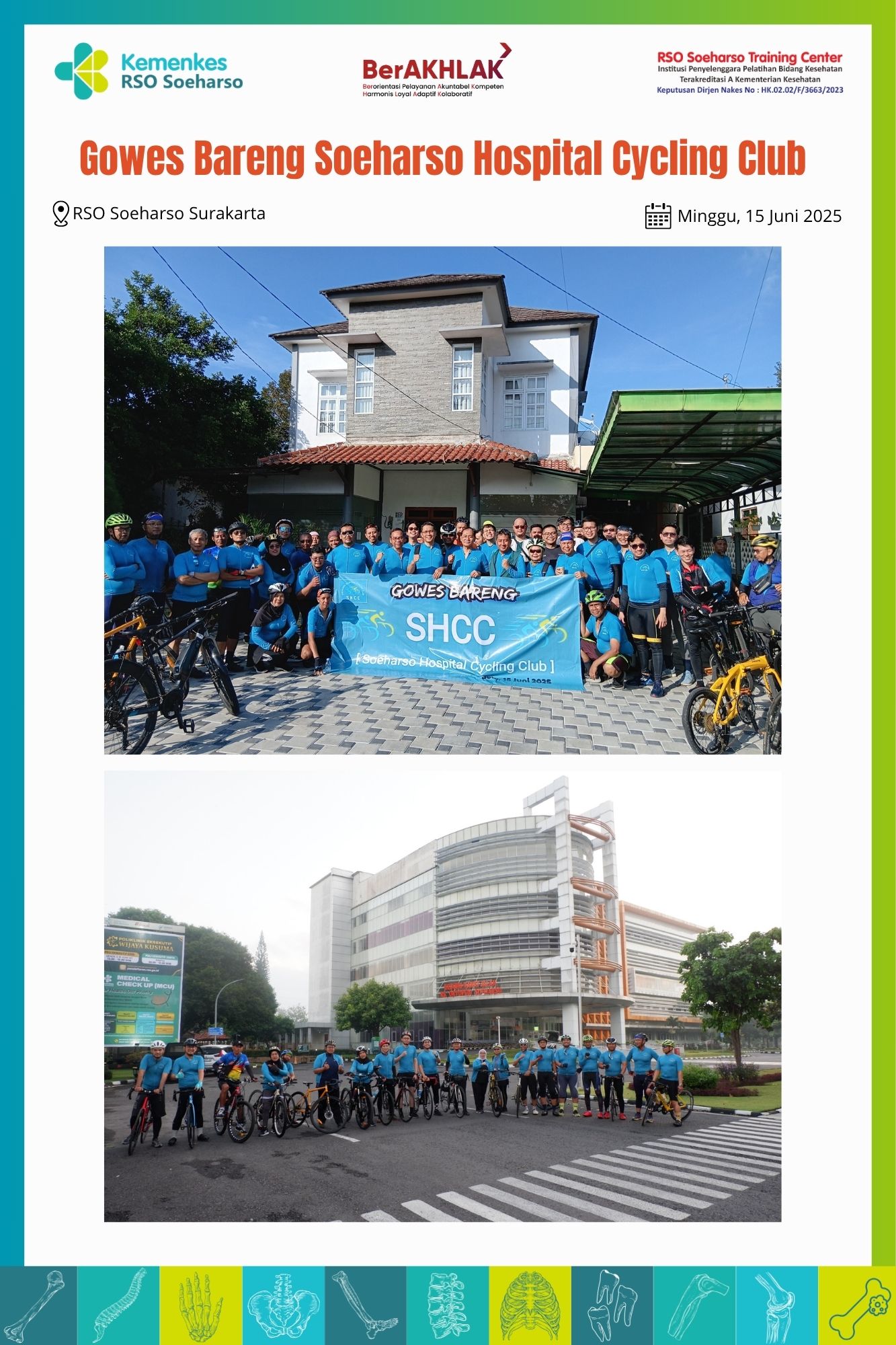 Gowes Bareng Soeharso Hospital Cycling Club