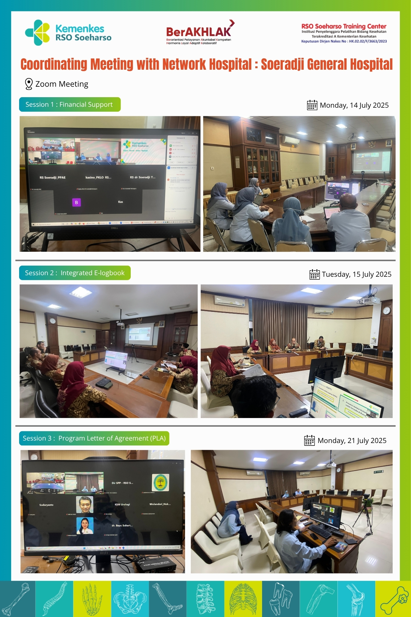 Coordinating Meeting with Network Hospital : Soeradji General Hospital