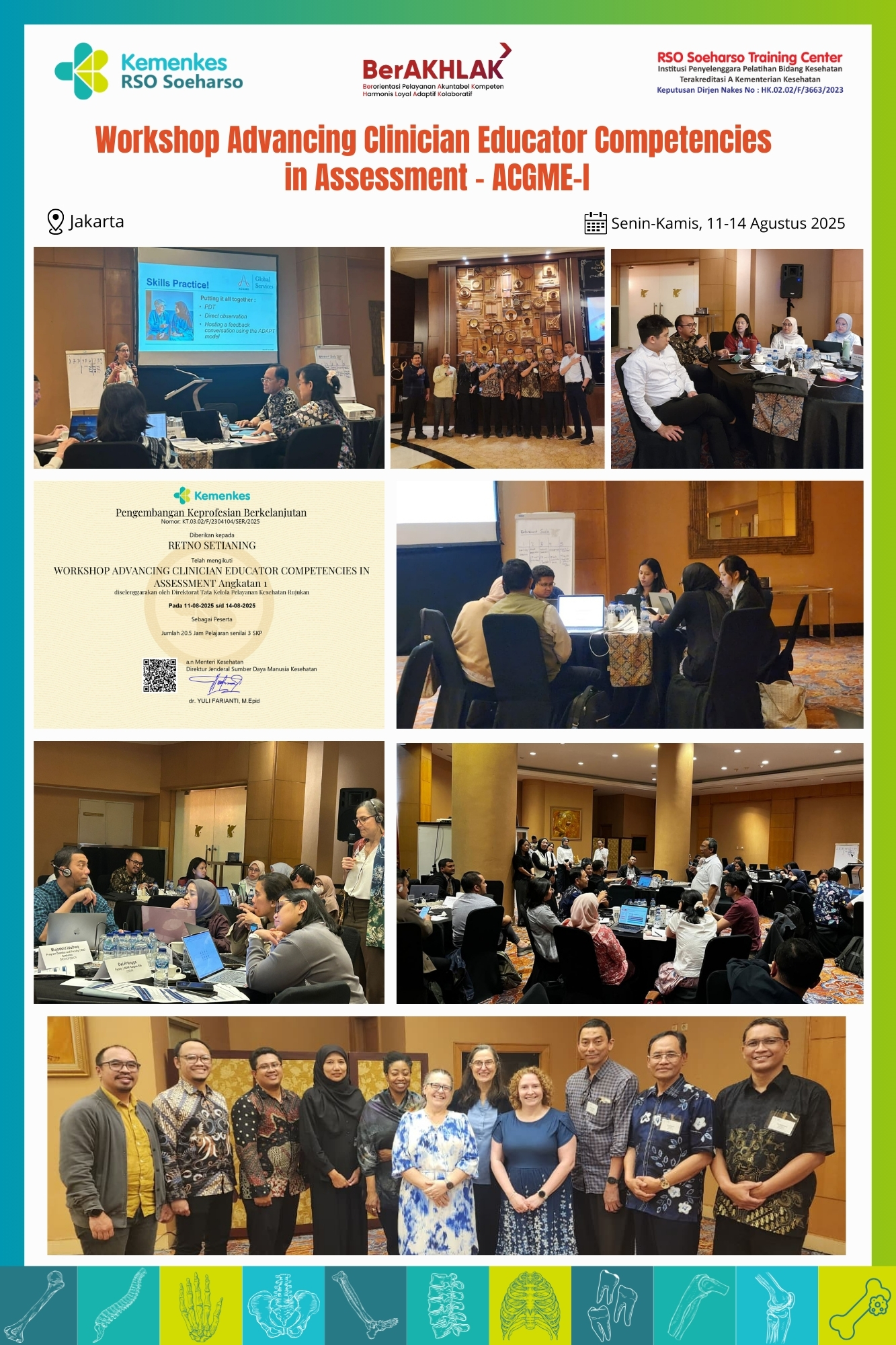 Workshop Advancing Clinician Educator Competencies  in Assessment ACGME-I