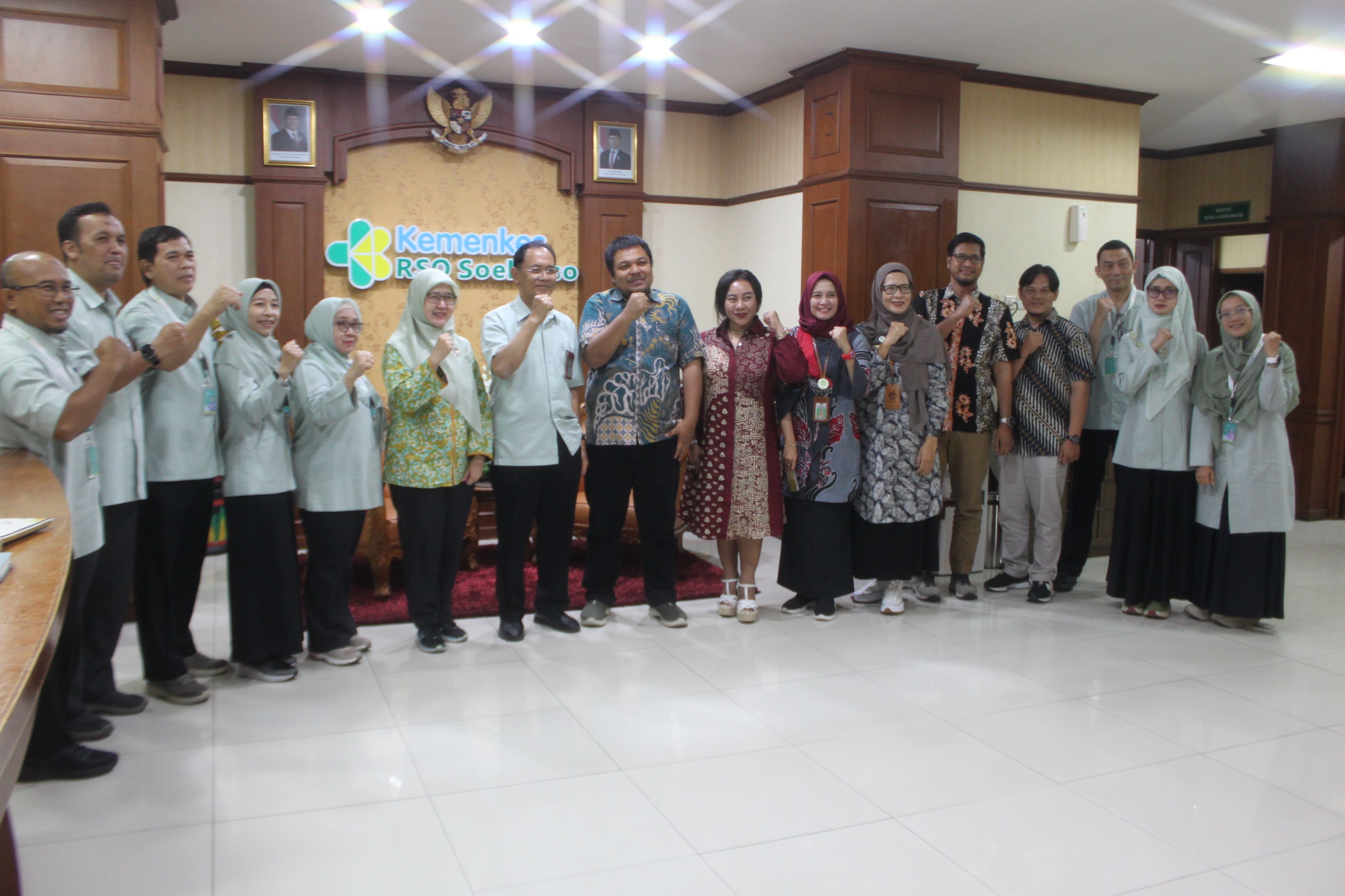 Kunjungan Study Banding RSUD dr. Soebandi di RSO Soeharso