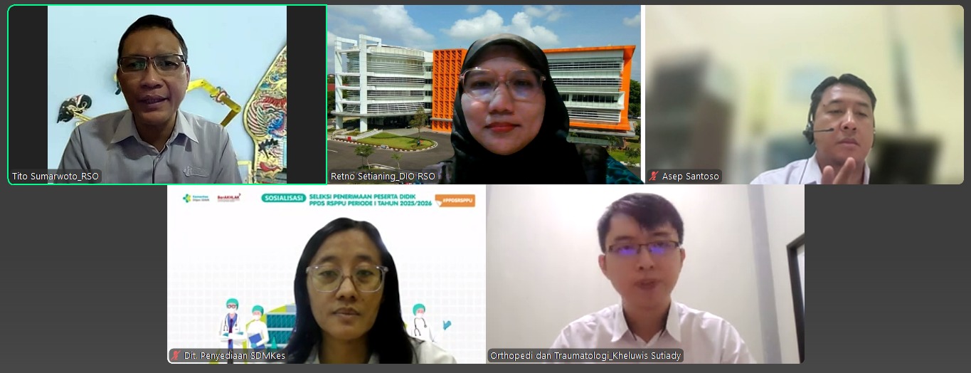 Wawancara Lanjutan Seleksi PPDS RSPPU RSO Soeharso Prodi Orthopaedi Traumatologi Batch 2