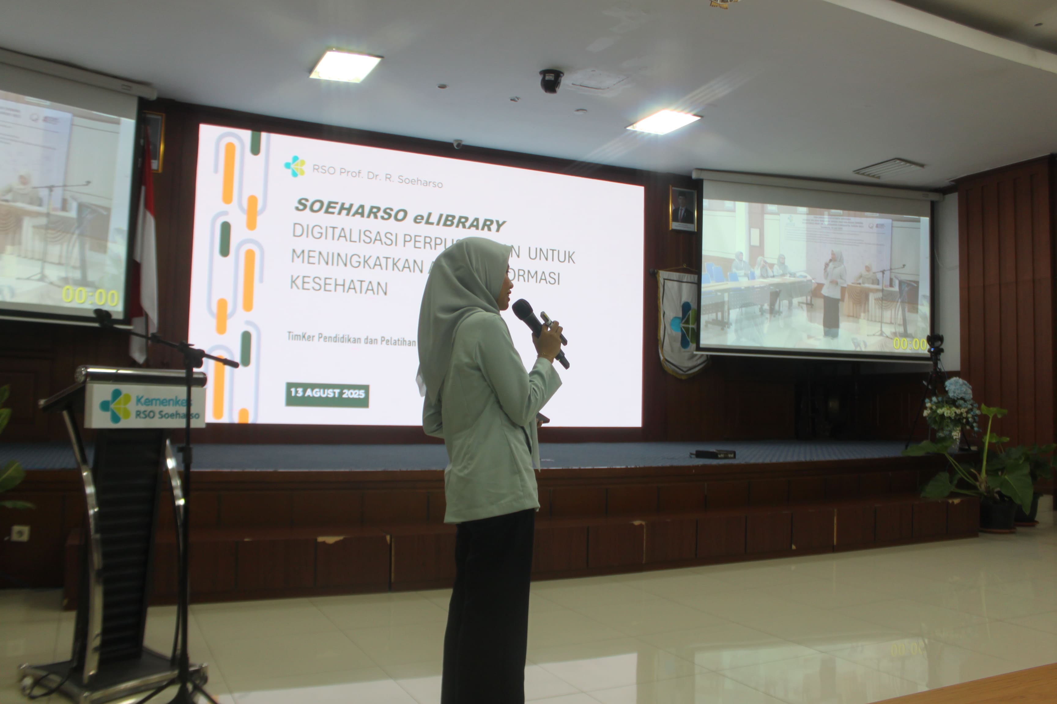 Presentasi Hasil Inovasi Diklat 2025, Judul : Soeharso E-Library