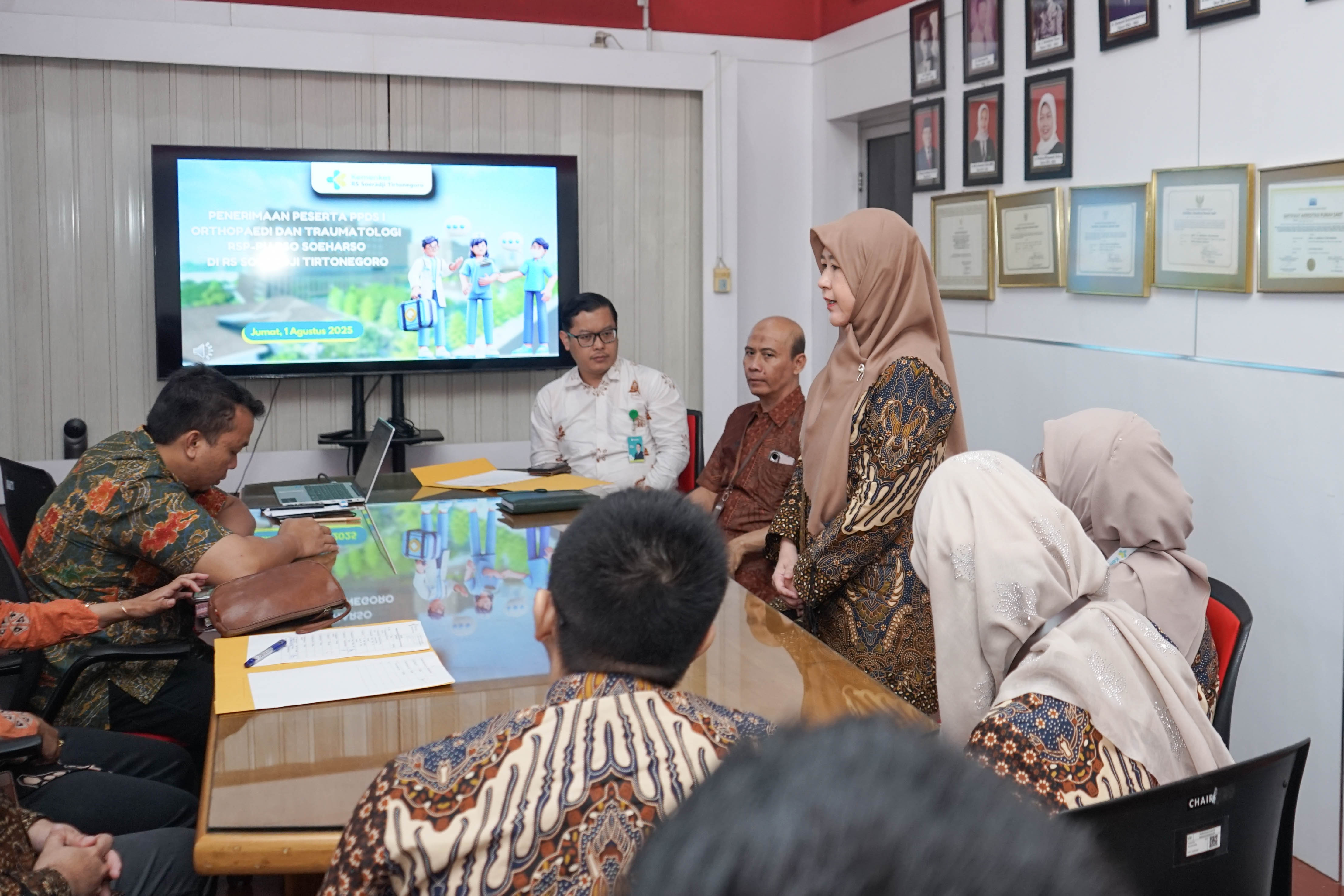 Serah Terima Residen Stase RSST, PLA, dan Berita Acara Kesepakatan Biaya Operasional PPDS Hospital 