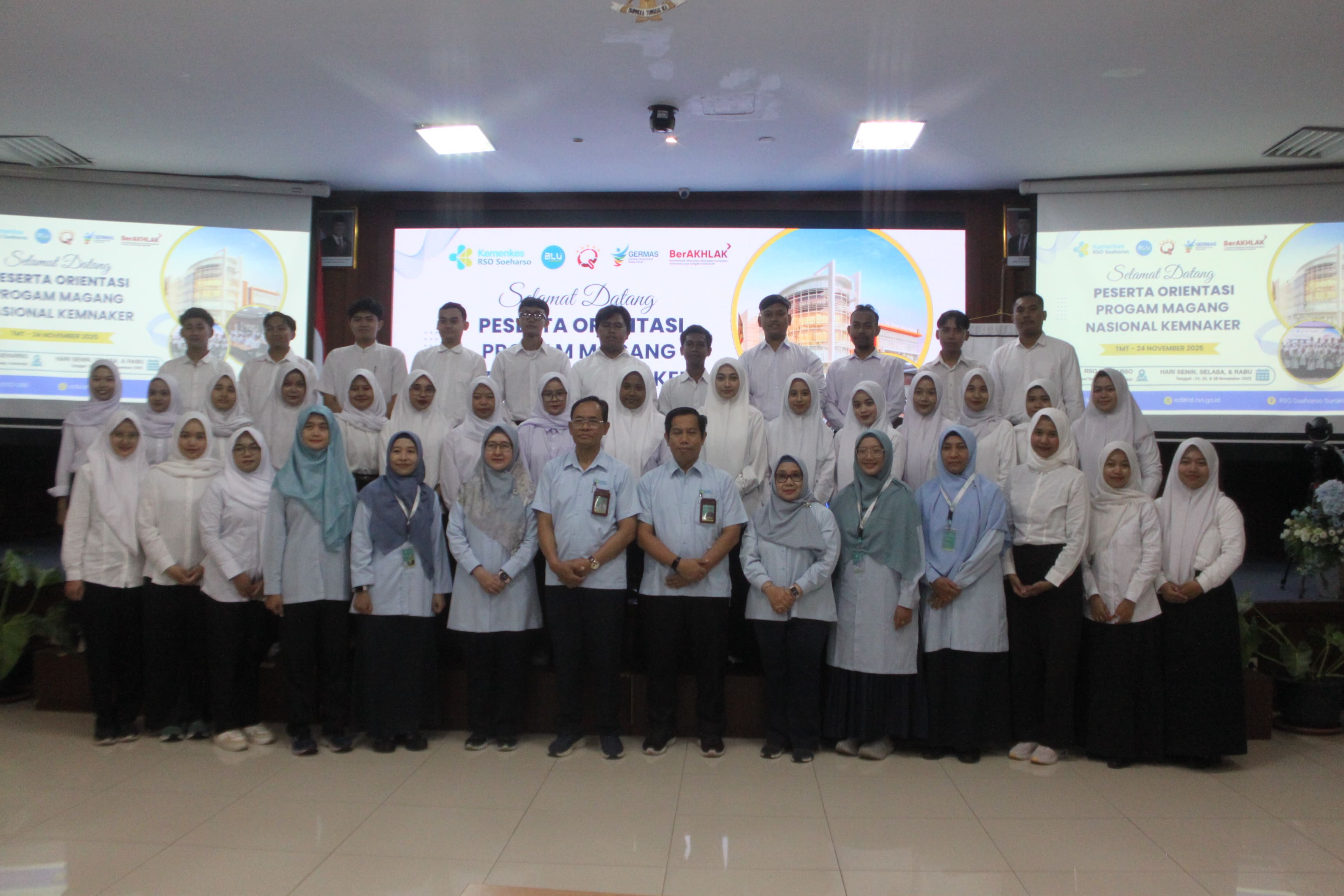 Pembukaan Orientasi Program Magang Nasional RSO Soeharso