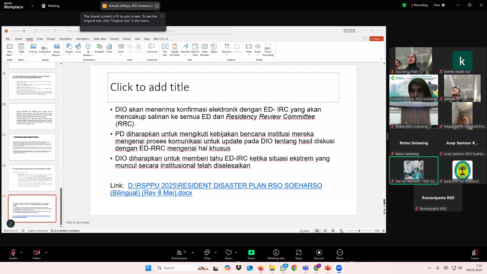 Zoom Meeting : GME Physician Impairment Policy